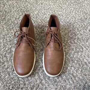 G.H. Bass Sonoma Mens Brown Mid Top Chukkas Boots Size 10 .5 Lace Up